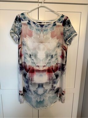 Goldie t-shirt dress - kaleidoscope floral design
